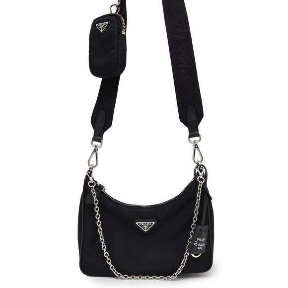 Prada Re-Edition 2005 Nylon Shoulder Bag Black - Picture 1 of 10